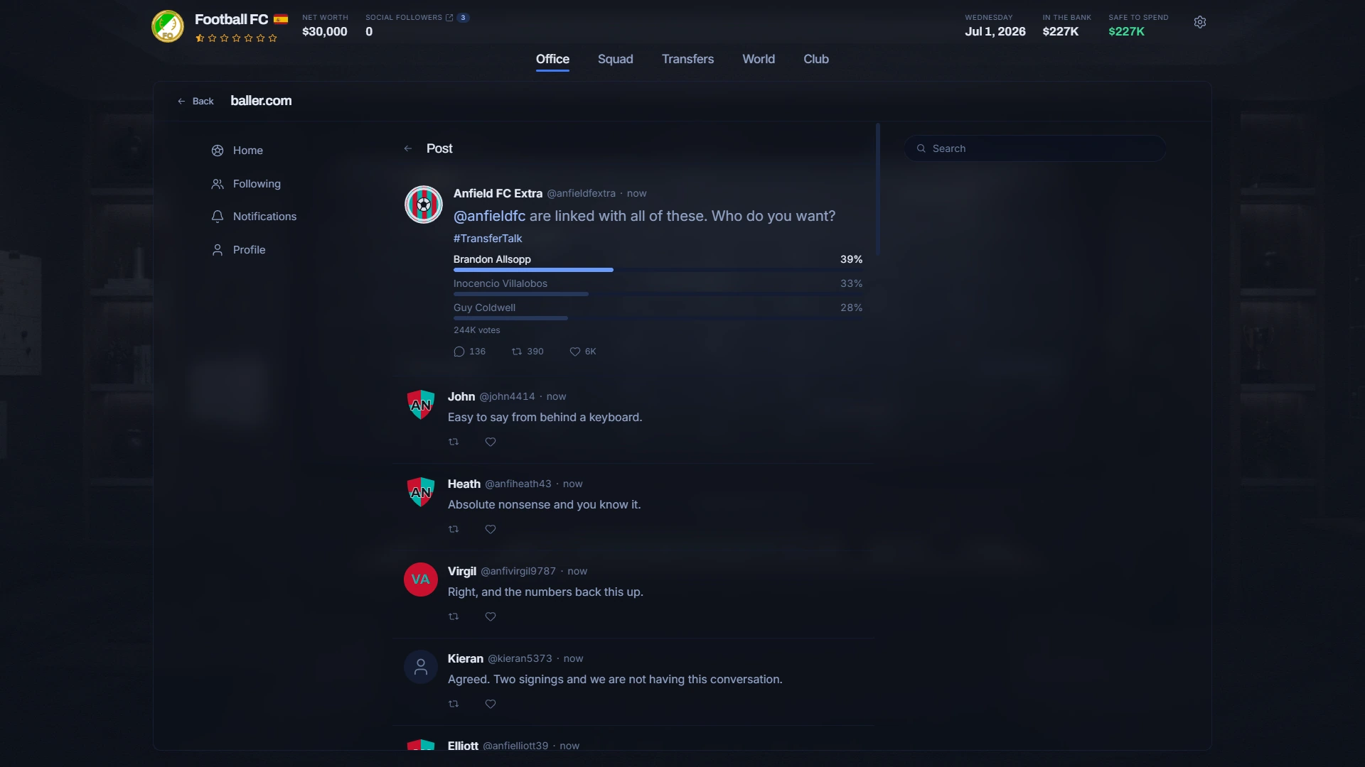 The replies. Polls, arguments and fans who are already certain you have got it wrong.